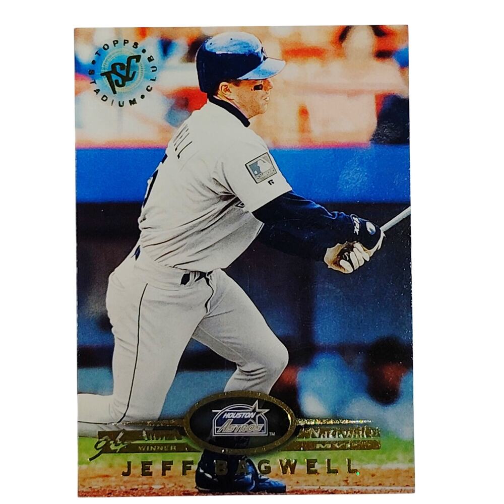 1995 Stadium Club #375 Jeff Bagwell MVP Award Winner Houston Astros 1B - VG/EX